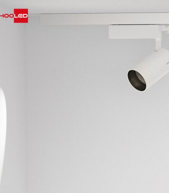 Faretto a binario bianco 3100LM Angolo del fascio 24 3000K-Lampada Bianca Design-08-HOOLED